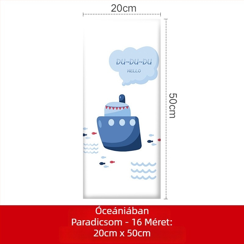 Leduo Yi Szövetes falpanel - rajzfilm stílus, táj motívum, testreszabható; ideális gyerekek játszóterére, nappaliba, hálószobába