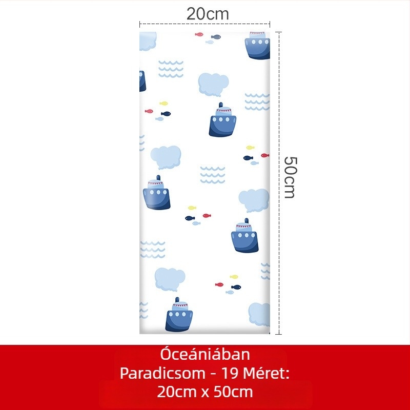 Leduo Yi Szövetes falpanel - rajzfilm stílus, táj motívum, testreszabható; ideális gyerekek játszóterére, nappaliba, hálószobába