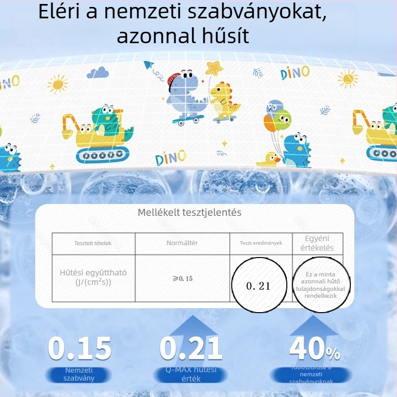 Baba babakocsi matrac, ice silk, lélegző, mosható, 0–2 éves korig