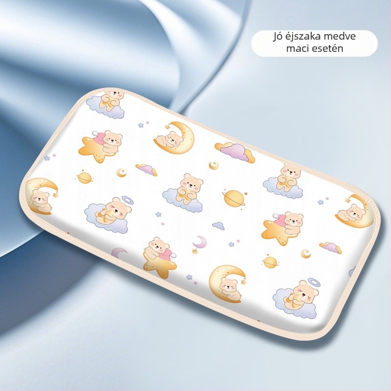 Baba babakocsi matrac, ice silk, lélegző, mosható, 0–2 éves korig