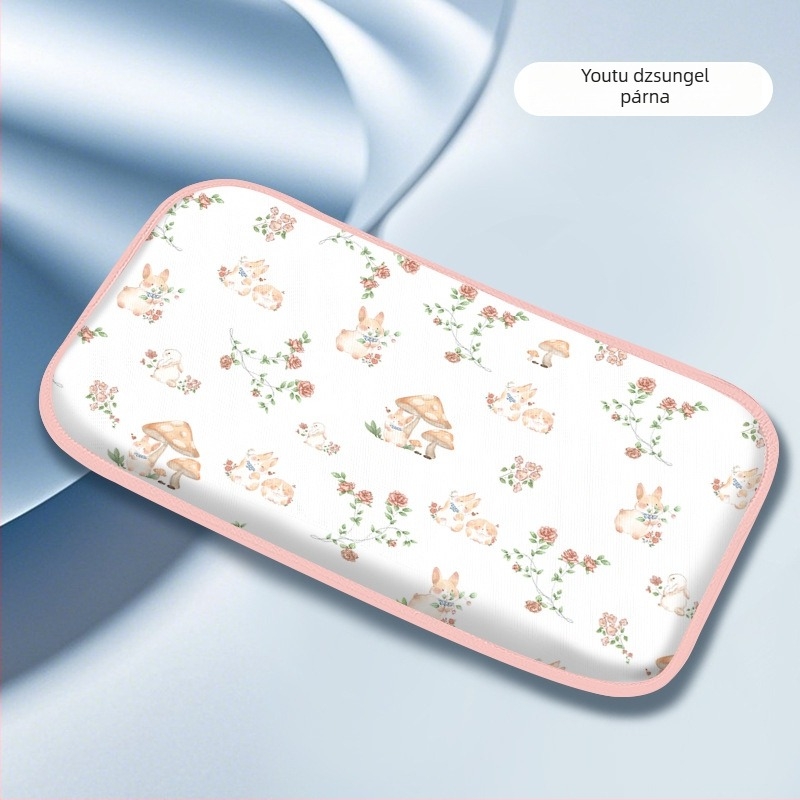 Baba babakocsi matrac, ice silk, lélegző, mosható, 0–2 éves korig