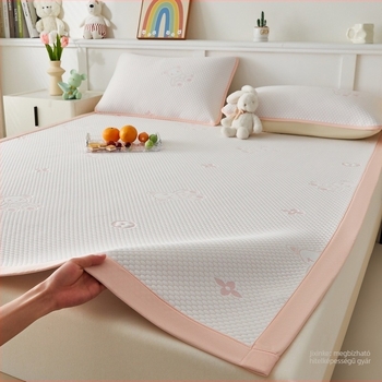 Ygde Ágy Mat Set – Összecsukható, Modern Minimalista Stílus, Viskóz Rost Ice Silk, Nyomtatott Szövet, Prémium