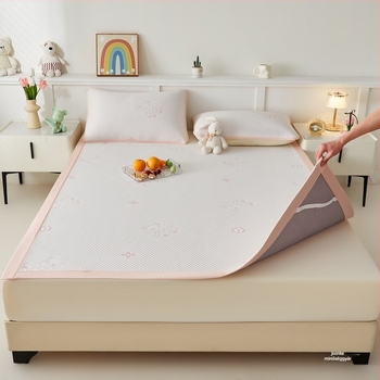 Ygde Ágy Mat Set – Összecsukható, Modern Minimalista Stílus, Viskóz Rost Ice Silk, Nyomtatott Szövet, Prémium