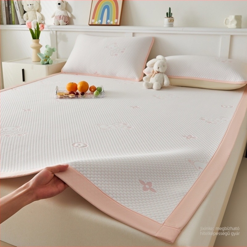 Ygde Ágy Mat Set – Összecsukható, Modern Minimalista Stílus, Viskóz Rost Ice Silk, Nyomtatott Szövet, Prémium