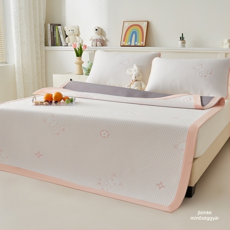 Ygde Ágy Mat Set – Összecsukható, Modern Minimalista Stílus, Viskóz Rost Ice Silk, Nyomtatott Szövet, Prémium