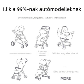 Blue Cloud párnázott babapárna babakocsira – párna az etetőszékhez, 0–5 éveseknek