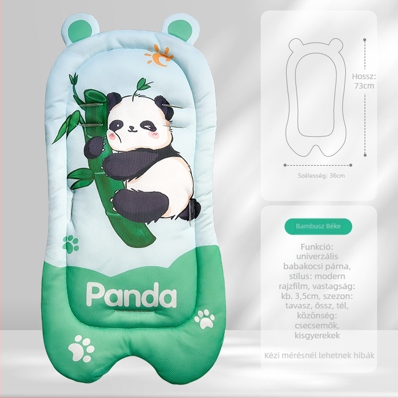 Blue Cloud párnázott babapárna babakocsira – párna az etetőszékhez, 0–5 éveseknek