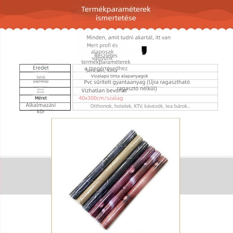 Pag 3D falidísz TV háttérfalhoz – öntapadós, vízálló PVC falikép, bőrhatás, európai stílus a nappaliba