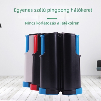 Asztalitenisz állvány készlet hordozható kihúzható hálóval, ABS anyag, szabványos specifikációk, tartalmaz 3 labdát