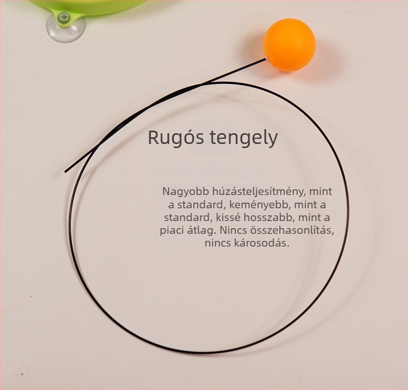 JIANQING asztalitenisz edző rugalmas tengellyel, beltéri egyéni edzéskészlet, PP anyag