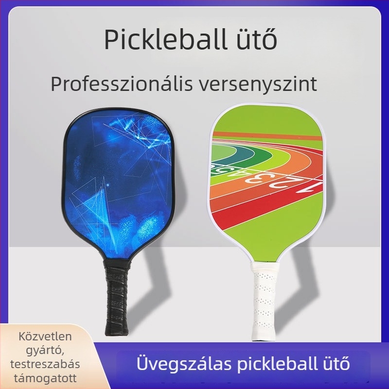 Pickleball perforált üveg- és szénszálas ütő beltéri használatra