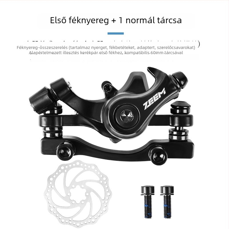 ZEEM mechanikus lineáris húzású kerékpár tárcsaféke és betétek M315MT200