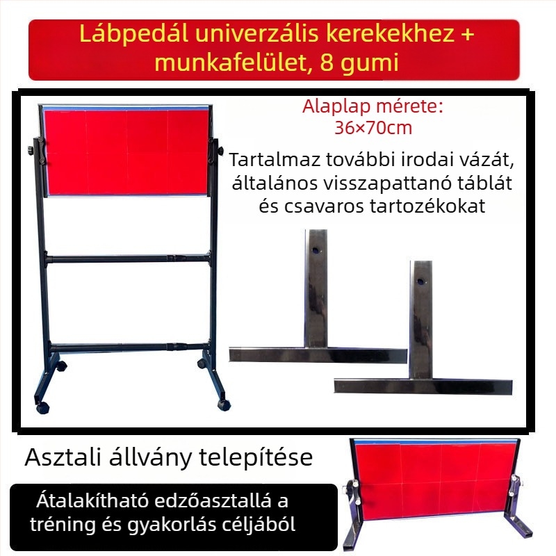 Asztalitenisz visszaverő edző – egyéni gyakorláshoz – PP anyag
