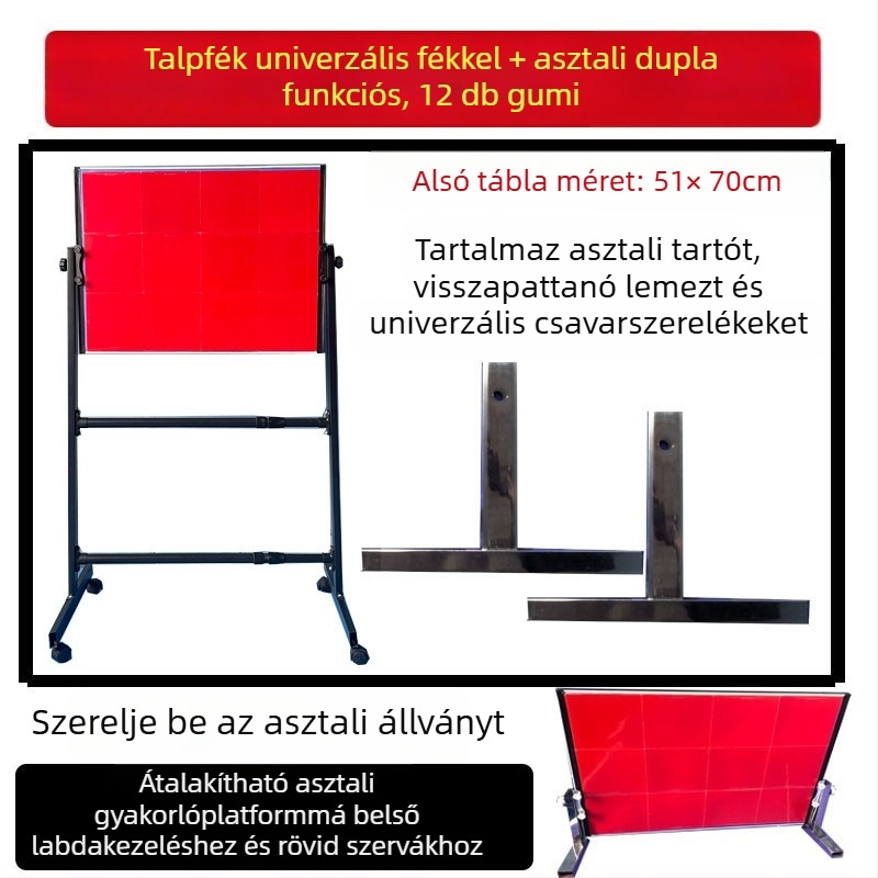 Asztalitenisz visszaverő edző – egyéni gyakorláshoz – PP anyag