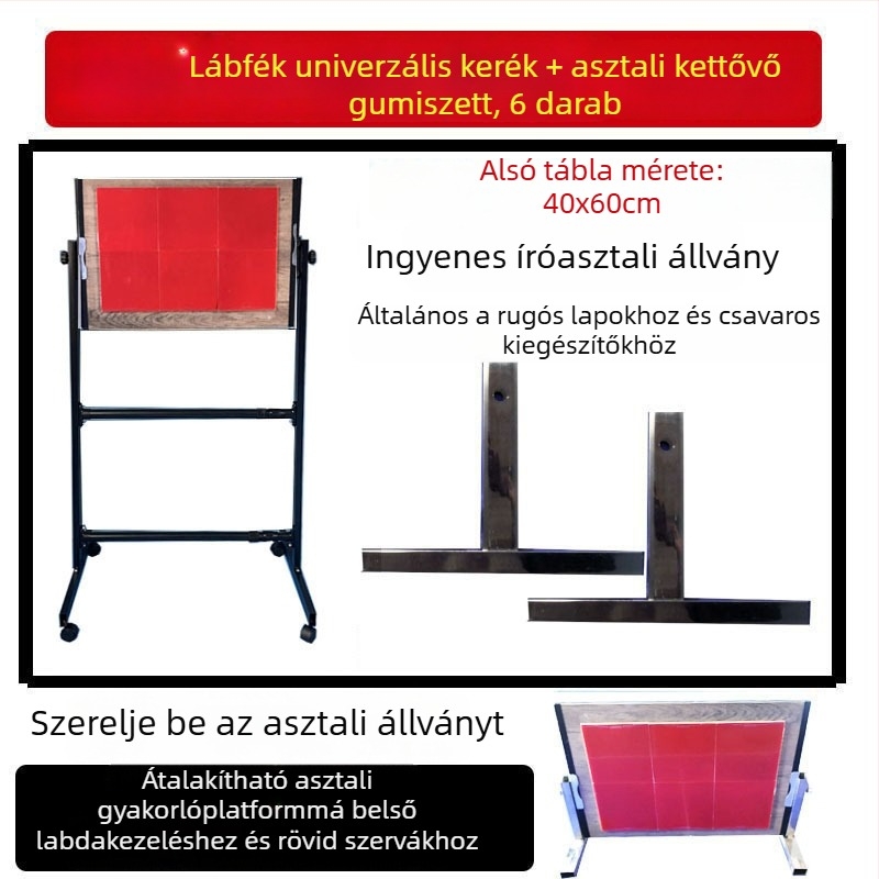 Asztalitenisz visszaverő edző – egyéni gyakorláshoz – PP anyag