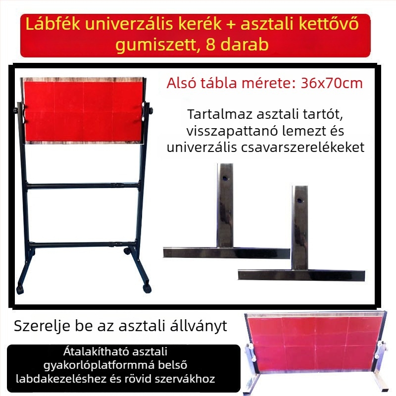 Asztalitenisz visszaverő edző – egyéni gyakorláshoz – PP anyag
