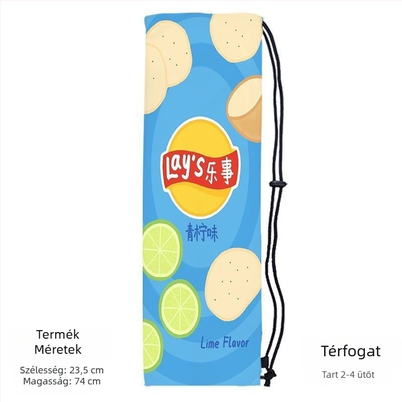 Hordozható tollaslabda ütő tároló táska felnőtteknek, aranyos, stílusos dizájnnal, keresztpánttal és védő húzózsinóros zsebbel