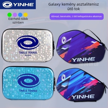 Galaxy kemény héjú asztalitenisz ütőtok – kettős rétegű, hordozható, poliészter + EVA