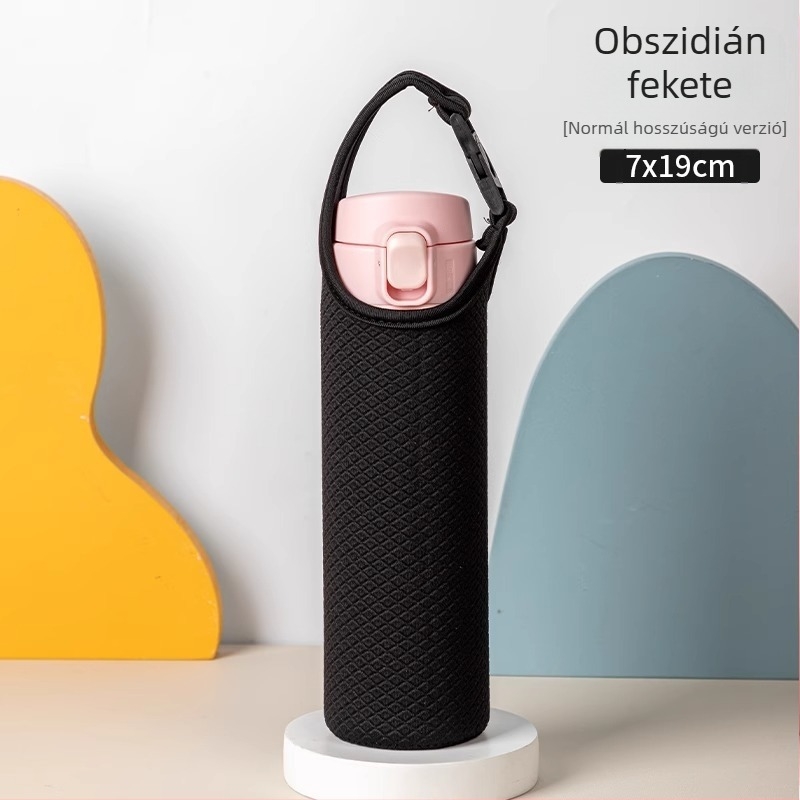 Universális PU bőr pohárvédő: hőszigetelés, égési sérülések elleni védelem, leesésálló, hordozható