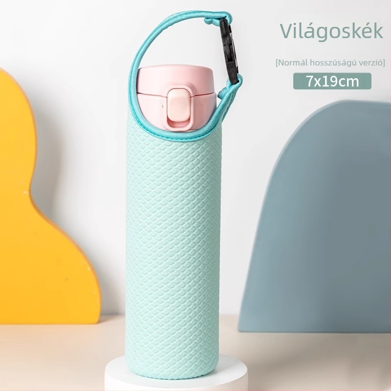 Universális PU bőr pohárvédő: hőszigetelés, égési sérülések elleni védelem, leesésálló, hordozható