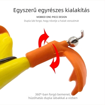 Luya Thunderfrog puha csali, biomimetikus csalihal, úszó, hosszú dobás, trolling