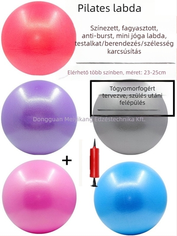 Felnőtteknek szóló medencefenéki izomtorna jóga labda – Octopus Pilates dizájn, PVC, 125 g, felfújható