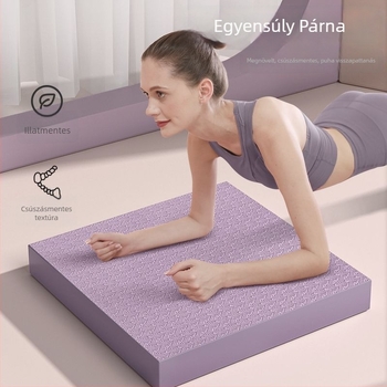 Térdelő- és egyensúlymatrac, ultranagy vastagságú edzőmatrac sík támasztással, kompatibil hasi görgővel, 4 mm