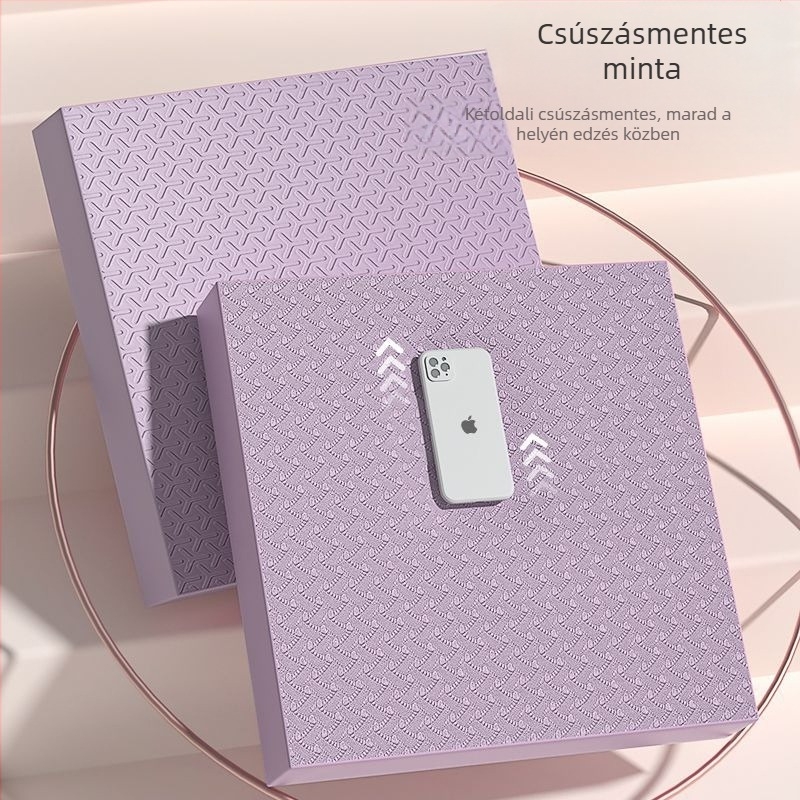 Térdelő- és egyensúlymatrac, ultranagy vastagságú edzőmatrac sík támasztással, kompatibil hasi görgővel, 4 mm