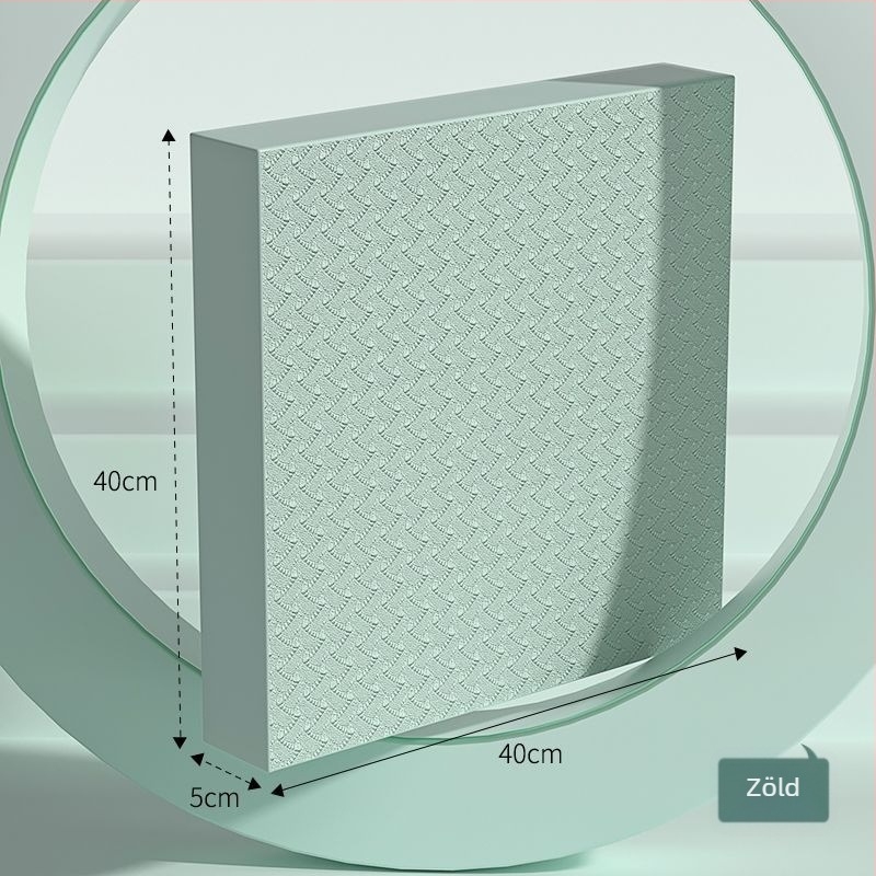 Térdelő- és egyensúlymatrac, ultranagy vastagságú edzőmatrac sík támasztással, kompatibil hasi görgővel, 4 mm