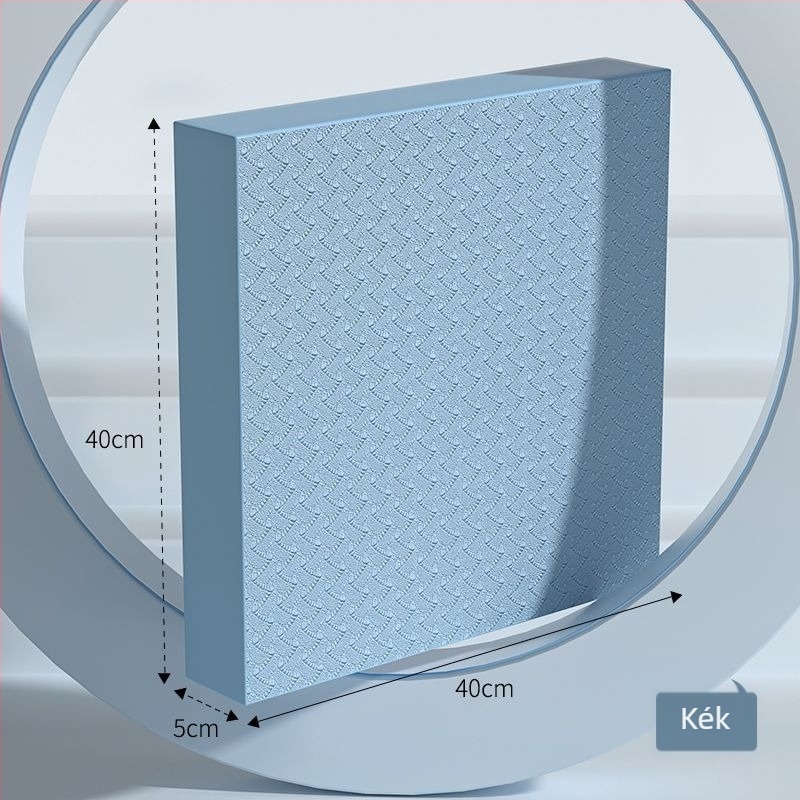 Térdelő- és egyensúlymatrac, ultranagy vastagságú edzőmatrac sík támasztással, kompatibil hasi görgővel, 4 mm