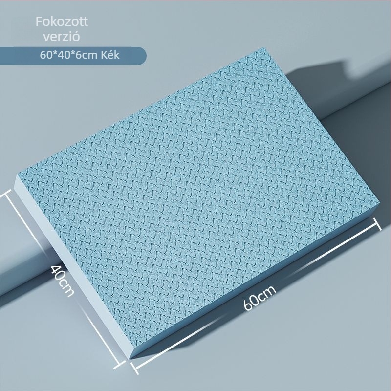 Térdelő- és egyensúlymatrac, ultranagy vastagságú edzőmatrac sík támasztással, kompatibil hasi görgővel, 4 mm