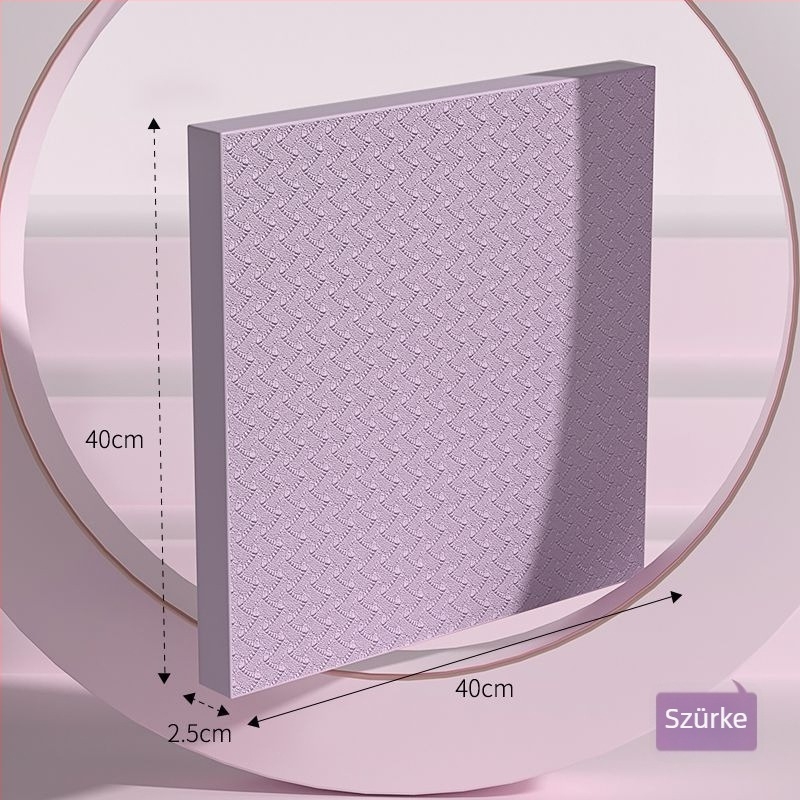 Térdelő- és egyensúlymatrac, ultranagy vastagságú edzőmatrac sík támasztással, kompatibil hasi görgővel, 4 mm