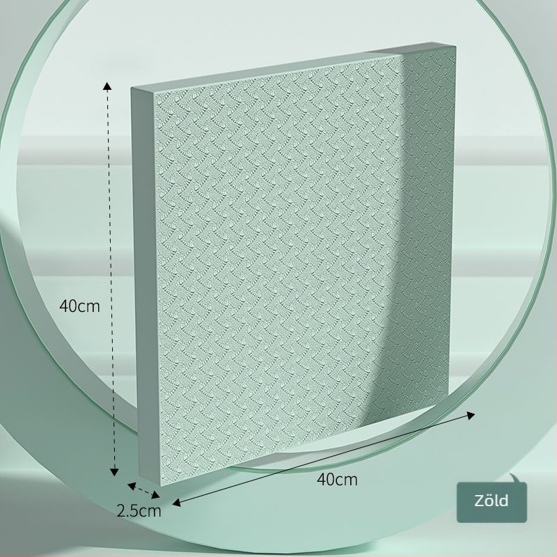 Térdelő- és egyensúlymatrac, ultranagy vastagságú edzőmatrac sík támasztással, kompatibil hasi görgővel, 4 mm