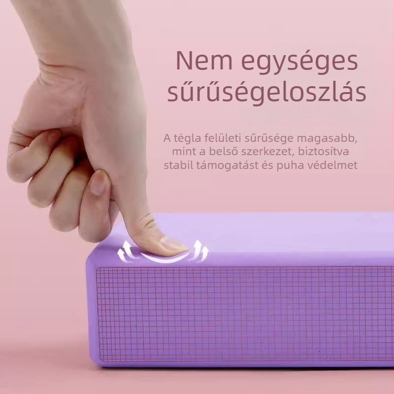 Zehan jóga blokk – magas sűrűségű hab, segéd a fitneszhez és a tánchoz