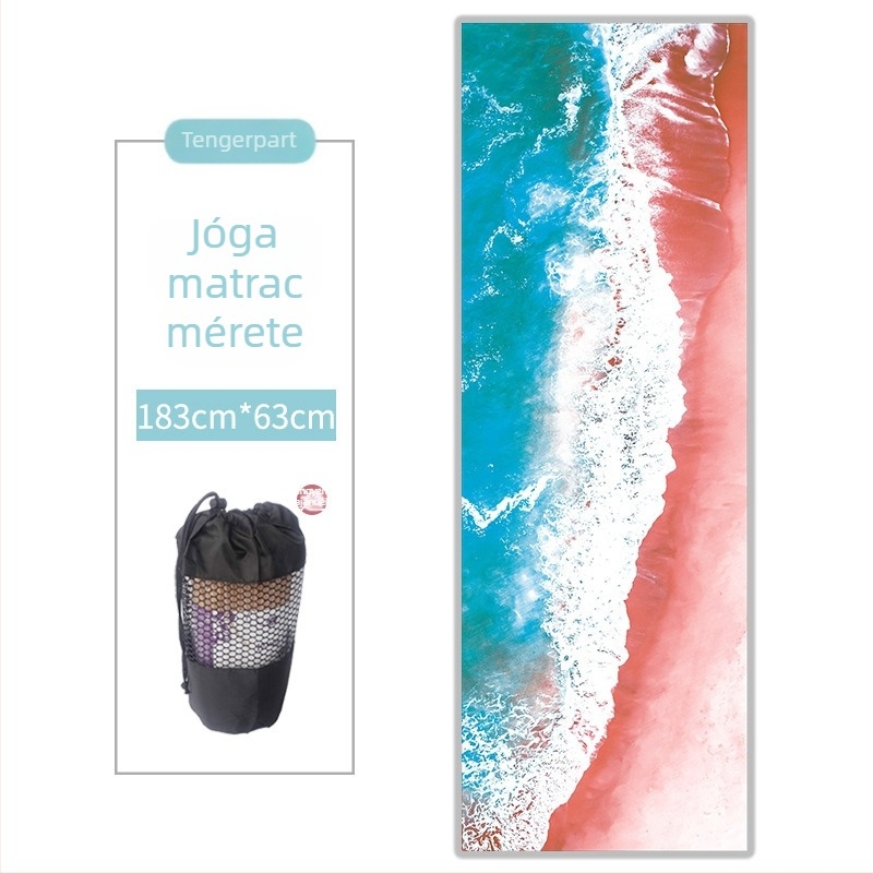 Jógamatrac törölköző - szuperfinom rost, 3 mm vastagságú, 480 g, testreszabható