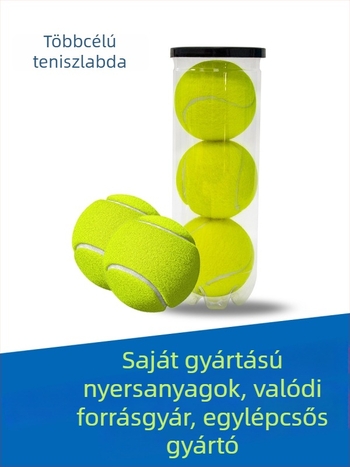 Lydoo tenisz edzőlabda – nagy rugalmasság és tartósság; szerkezet: gumi belső réteg + gyapjú/kémiai szál; megrendelésre testreszabható kötelekkel; alkalmas asztaliteniszre és tollaslabdára.