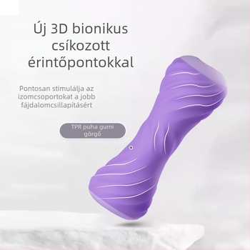 Dudli Lábmasszírozó Roller – gyűrű alakú, kétkerekes lábszorító, izomrelaxáció, jóga segéd