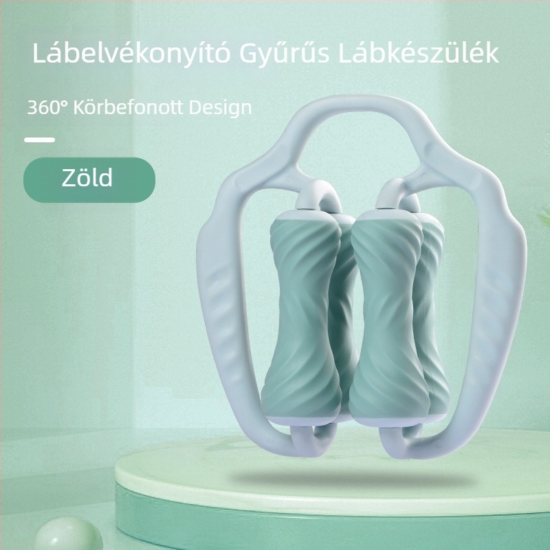 Dudli Lábmasszírozó Roller – gyűrű alakú, kétkerekes lábszorító, izomrelaxáció, jóga segéd