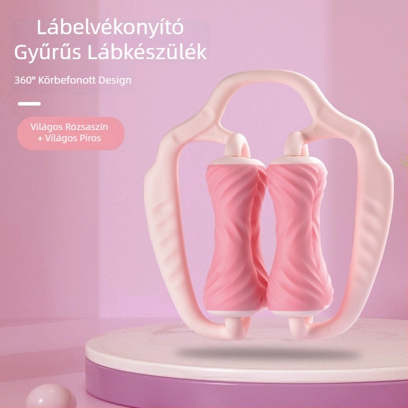 Dudli Lábmasszírozó Roller – gyűrű alakú, kétkerekes lábszorító, izomrelaxáció, jóga segéd