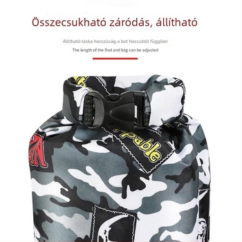 Összecsukható horgászbot- és esernyő tároló táska – könnyű PVC tok
