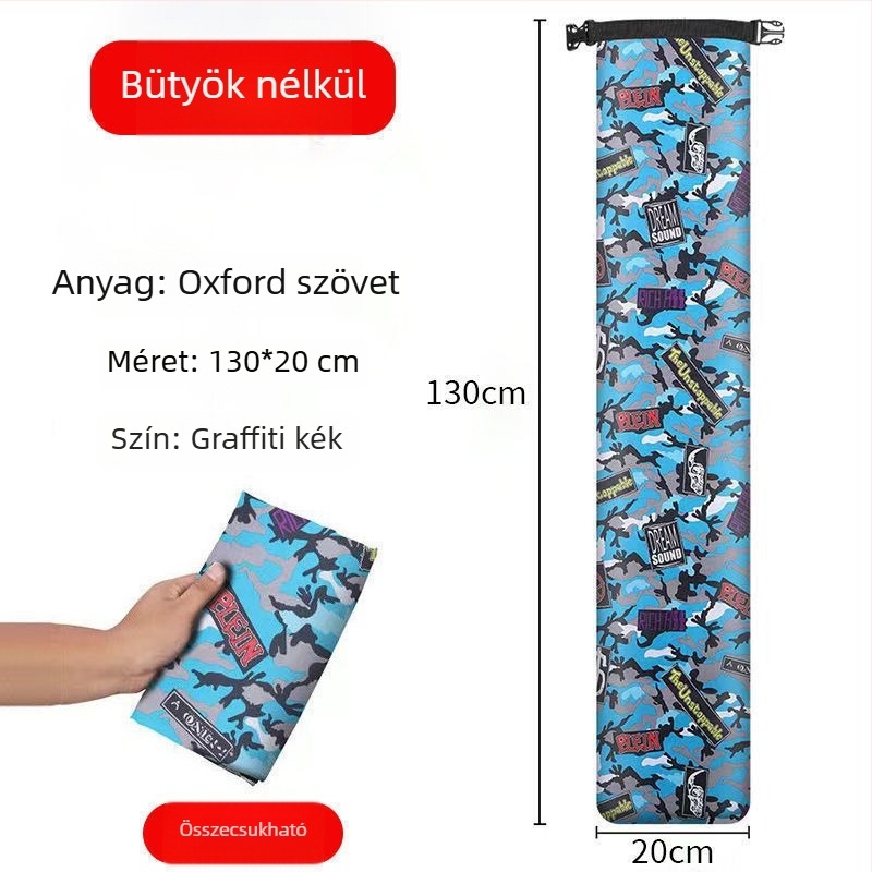 Összecsukható horgászbot- és esernyő tároló táska – könnyű PVC tok