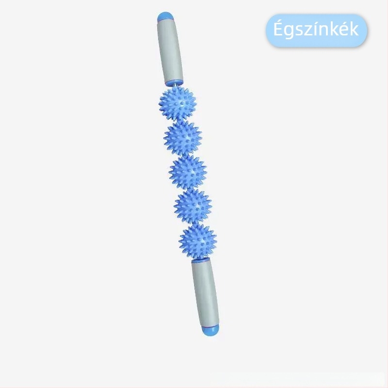 Jóga fascia henger szúró gömbbel a hát, a vádlid és a talpak masszírozásához