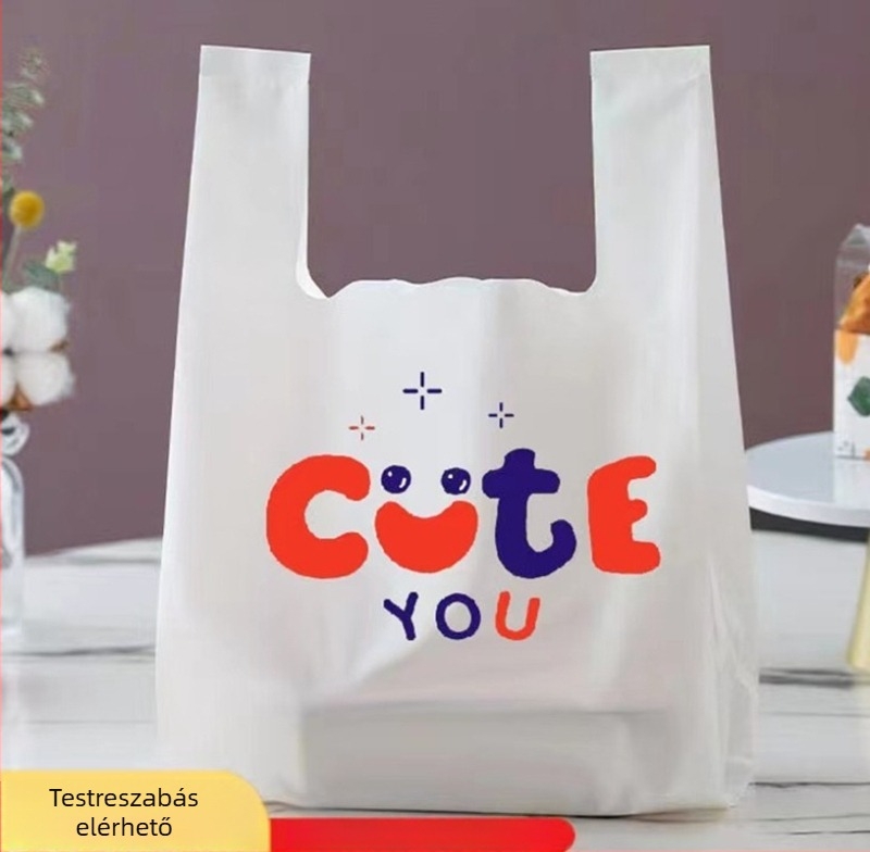 Átlátszó egyszer használatos takeaway táska gyümölcsök és desszertek számára, duplán vastag 8 szál, Anhui eredet, napi kapacitás 100000