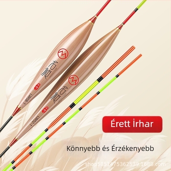Vertikális sodrású horgászúszó – vastag nádból készült dizájn, rendkívül látható, rendkívül érzékeny harapásjelző, anti-drift, kompozit anyag