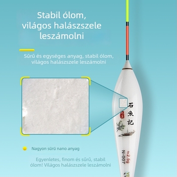 Water Code Nano horgászúszó készlet a függőleges sodrásra