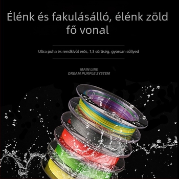 PE fő damil - 8 szálú, rendkívül sima, süllyedő, 100 m