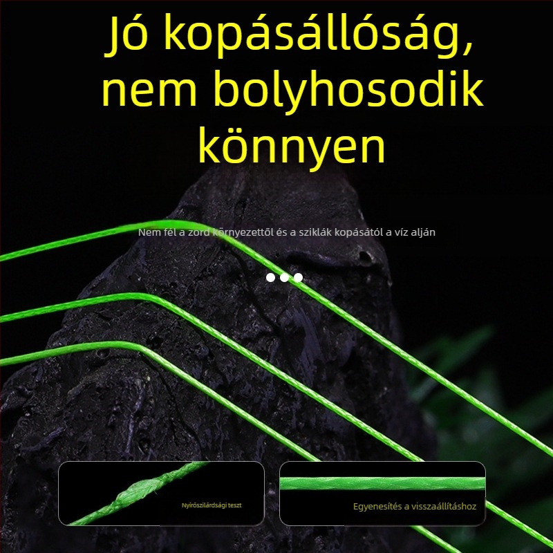 8-szálú PE horgász zsinór, 100 m, fő zsinór, hosszú dobás, nagy szakítószilárdság