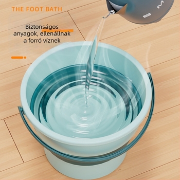 Összecsukható vödör kültérre - hordozható PP műanyag vödör, Xin cong, 2023-ban bevezetve, 0,1 kg