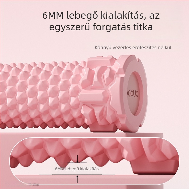 Szilárd habhenger jóga- és masszázshoz, izomlazítás, hát- és láformázás