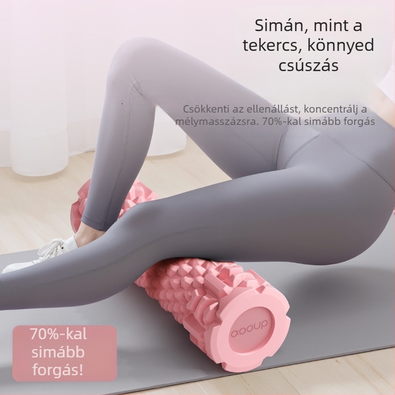 Szilárd habhenger jóga- és masszázshoz, izomlazítás, hát- és láformázás